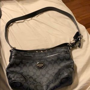 Black coach purse